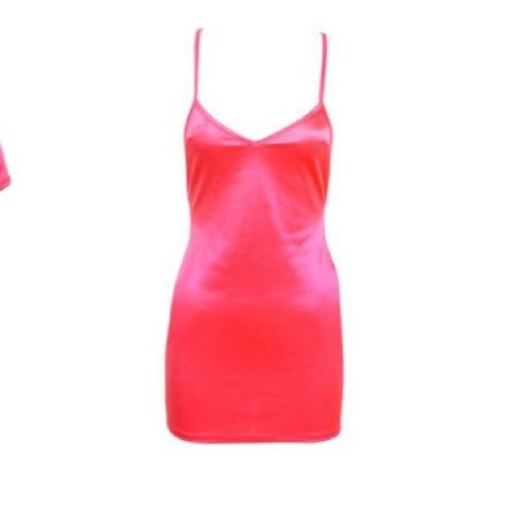 LAINA RAUMA LE SEXE DRESS IN FLAMINGO PINK - M
